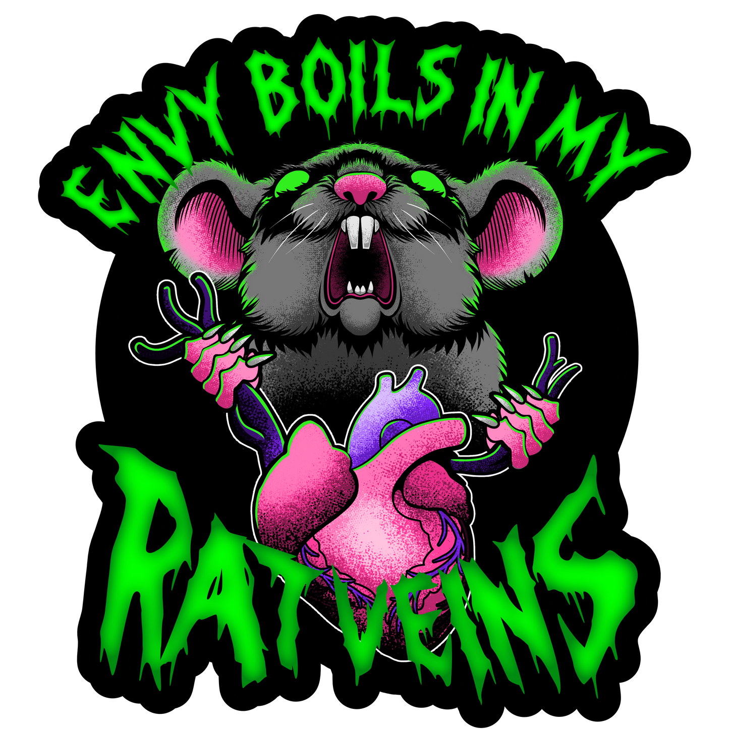 Patreon Exclusive Envy Boils in my Rat Veins Shirt