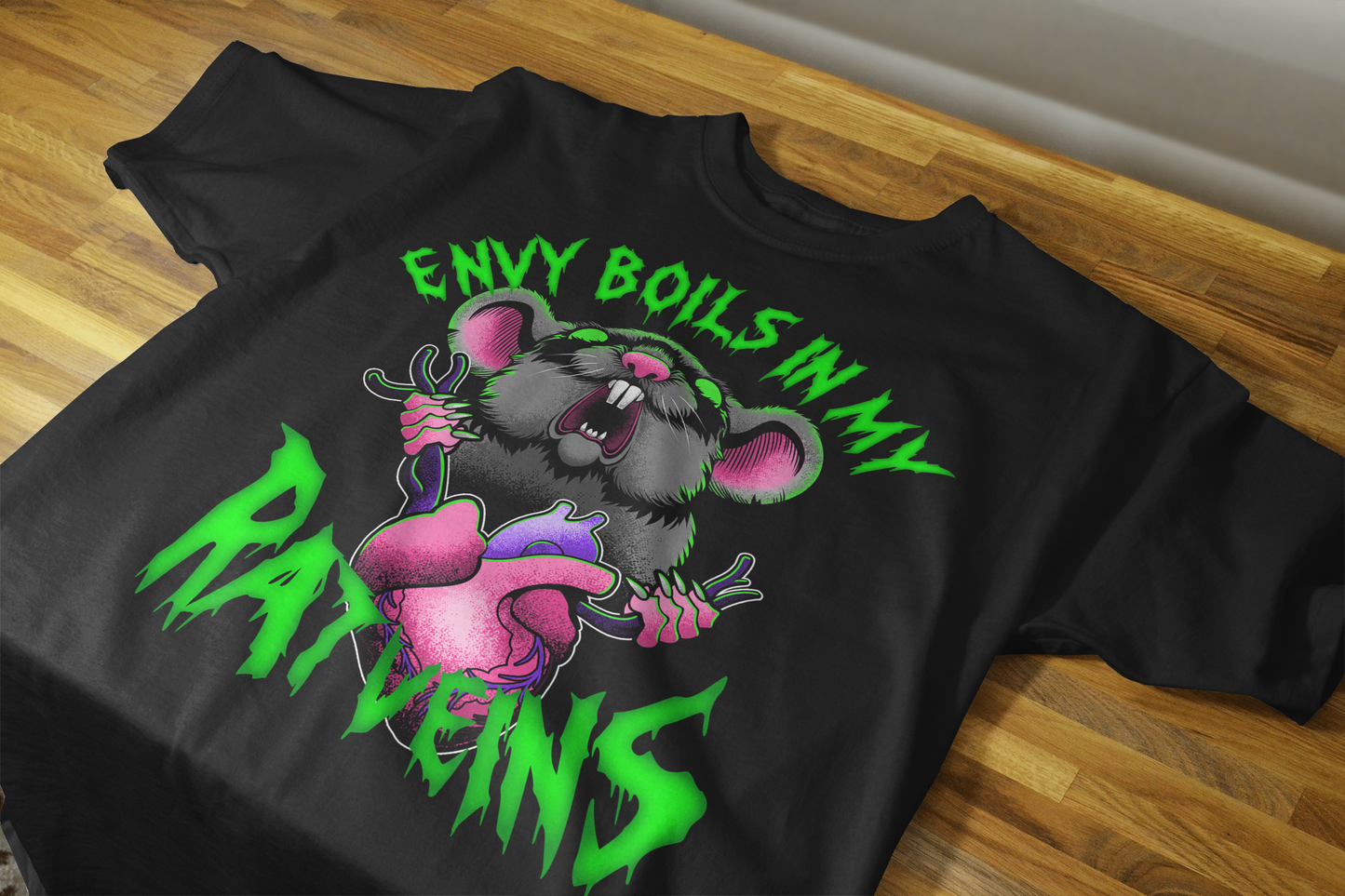 Patreon Exclusive Envy Boils in my Rat Veins Shirt
