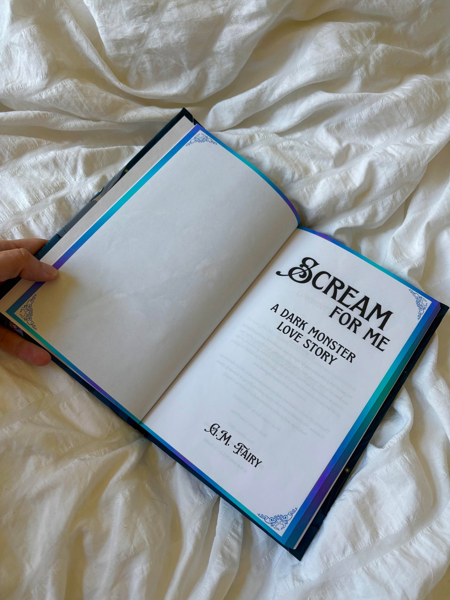 Pre-Order Patreon Exclusive Signed Special Edition Scream for Me Signed Hardback